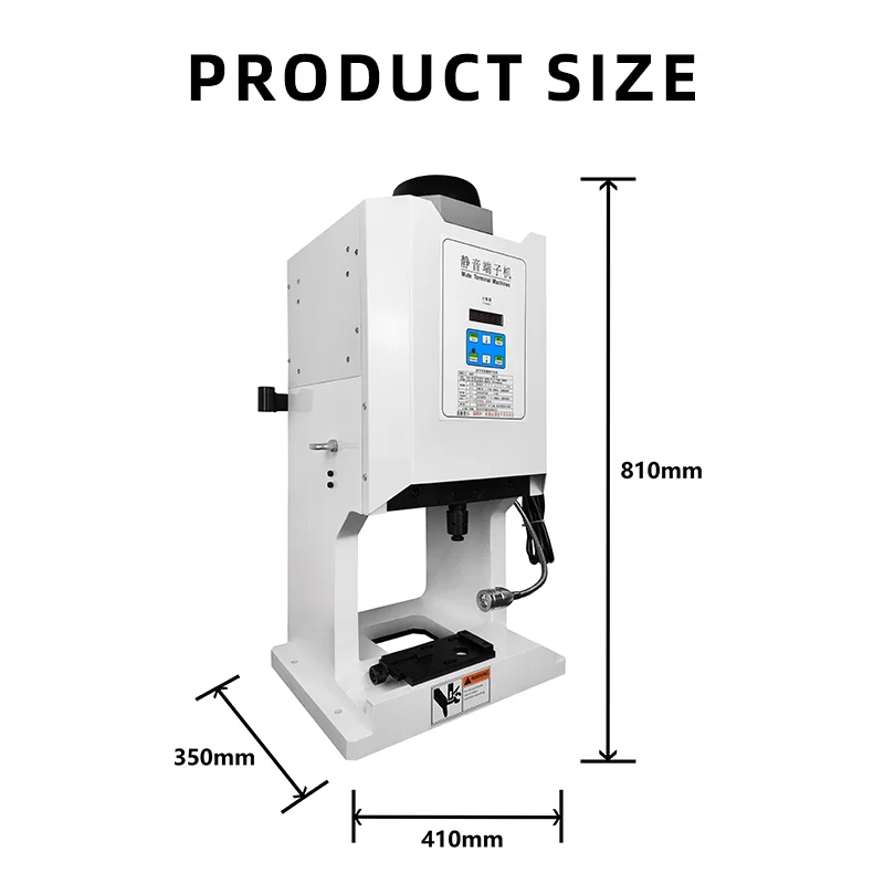 10T Terminal Crimping Machine,3.6KW 30MM AC/DC/PC S Ultra-quiet Electric automatic cop-per nose single grain cold pressing