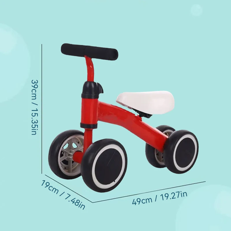 دراجة توازن للأطفال من عمر 1-3 سنوات - سكوتر توازن للأطفال من الفولاذ الكربوني العالي، عجلات من البولي يوريثان، آمنة ومتينة، مثالية للخطوات الأولى #4