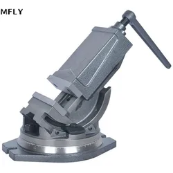 High precision 4 Inch Inclinable Angle Solid Flat Tongs 360-Degree Rotary Precision Taper Vise Precision High Quality MFLY