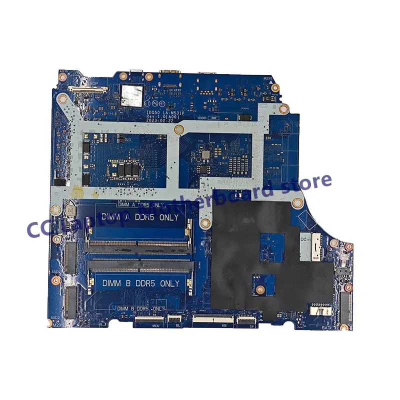 

Материнская плата LA-M531P для Dell G15 5530, материнская плата aptop с процессором I5/I7/I9-13-го поколения RTX3050/RTX4060, 100% полное тестирование, работает хорошо