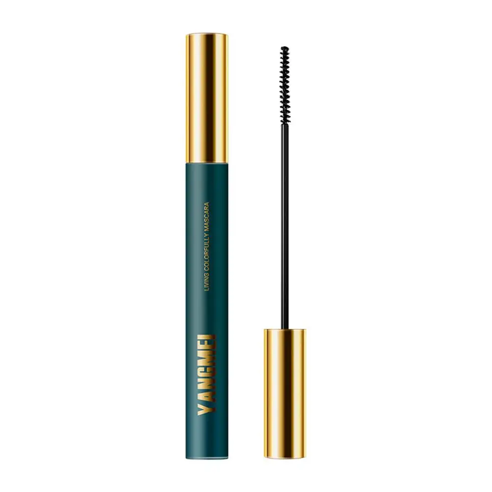 Ultra-fine Silk Fibe Mascara Curl Thick Lengthening Eyelash Waterproof Non Smudge Natural Curling Fine Brush Mascara Makeup 1pcs