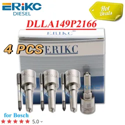 4PC DLLA149P2166 0433172166 CR Fuel  Injector Nozzle DLLA 149 P 2166 for Bosch 0445120215 0445120394 New