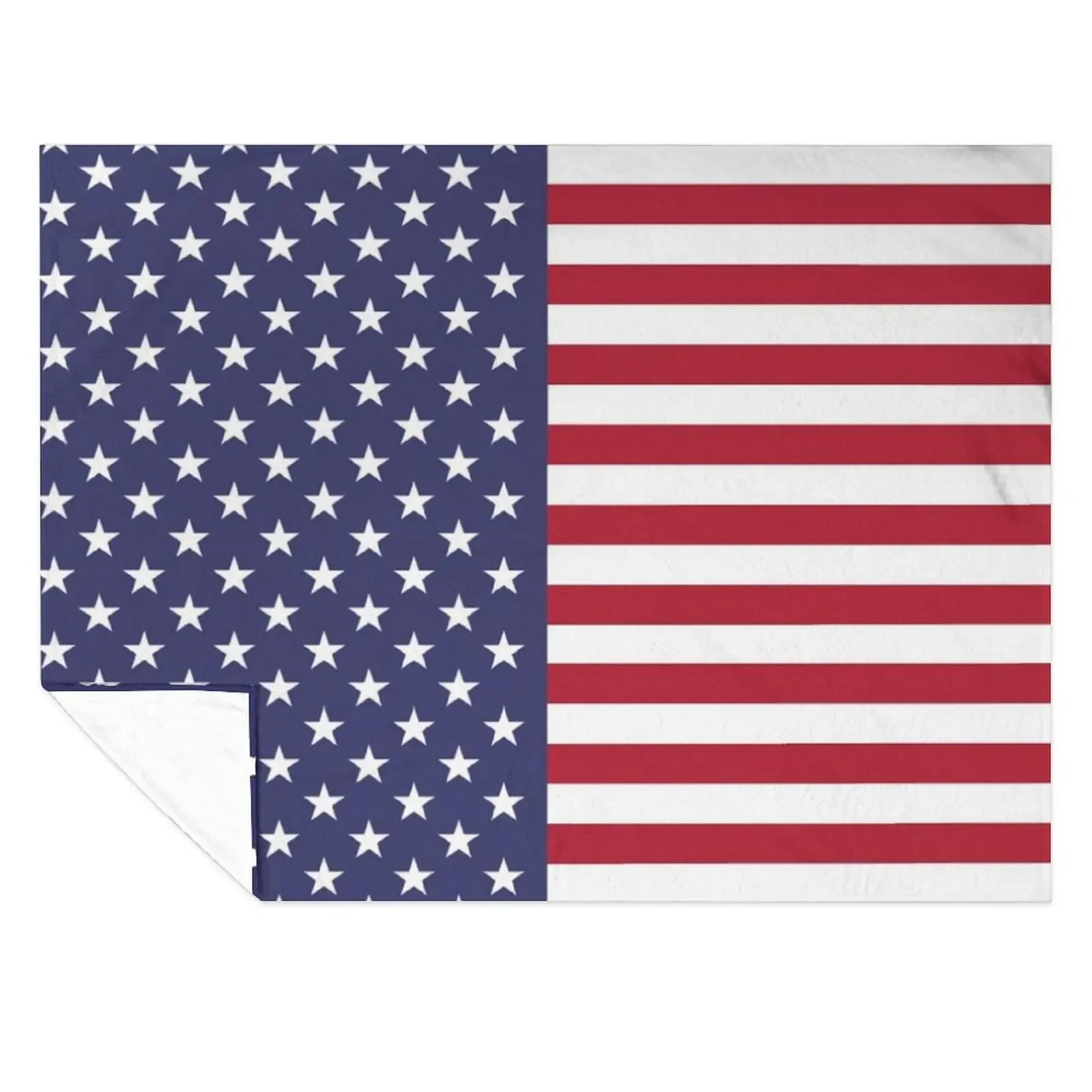 

USA FLAG of AMERICA Throw Blanket Furry Tourist Loose for sofa Blankets