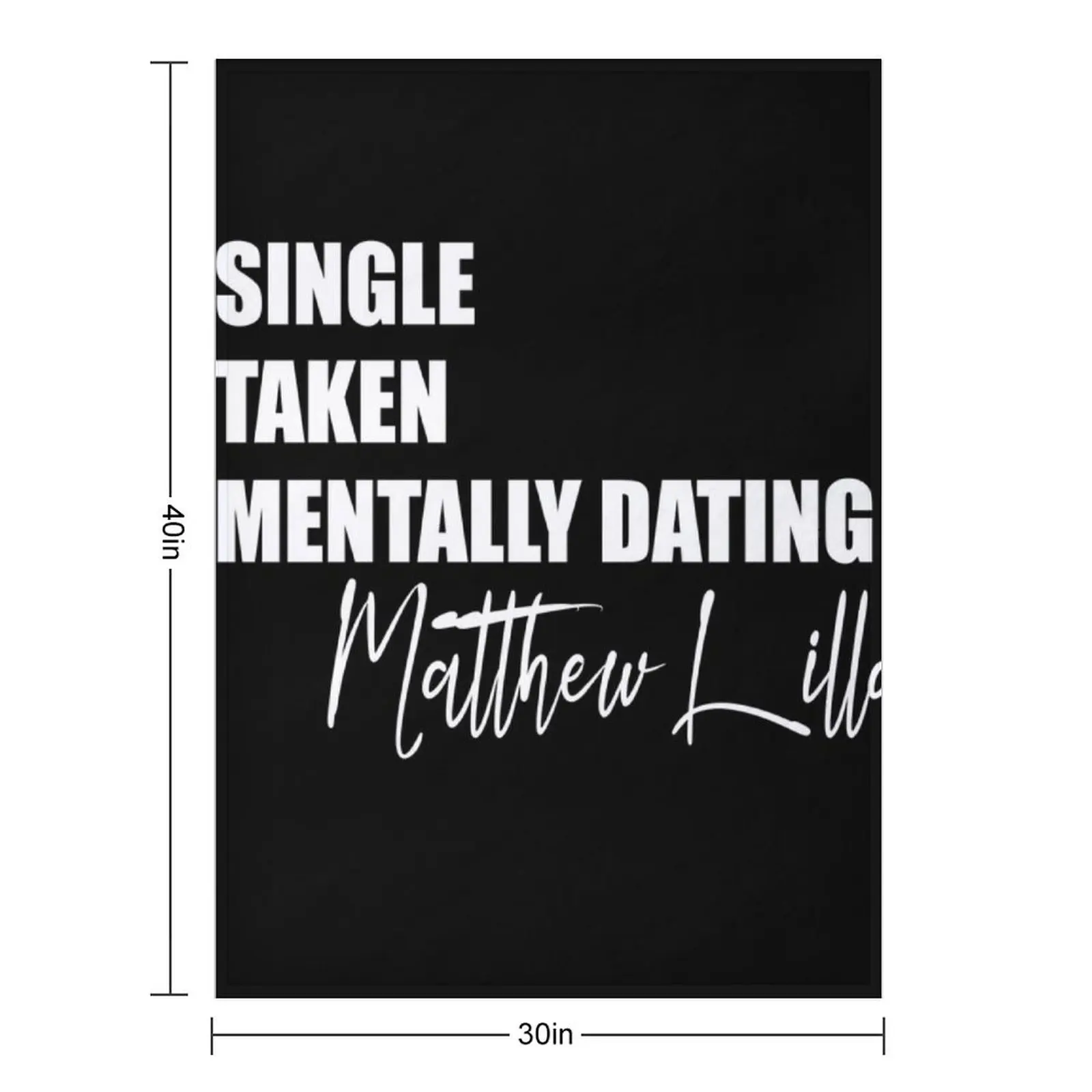 Mentally Dating Matthew Lillard Throw Blanket for sofa Blankets Sofas Of Decoration Retros Loose Bed Fashionable Blankets