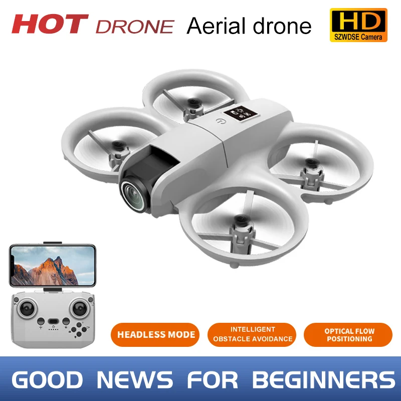 

Мини-дрон с камерой 4K HD, WiFi FPV, функцией предотвращения столкновений, карманный, с дистанционным управлением, квадрокоптер, подарок для детей, игрушка UVA
