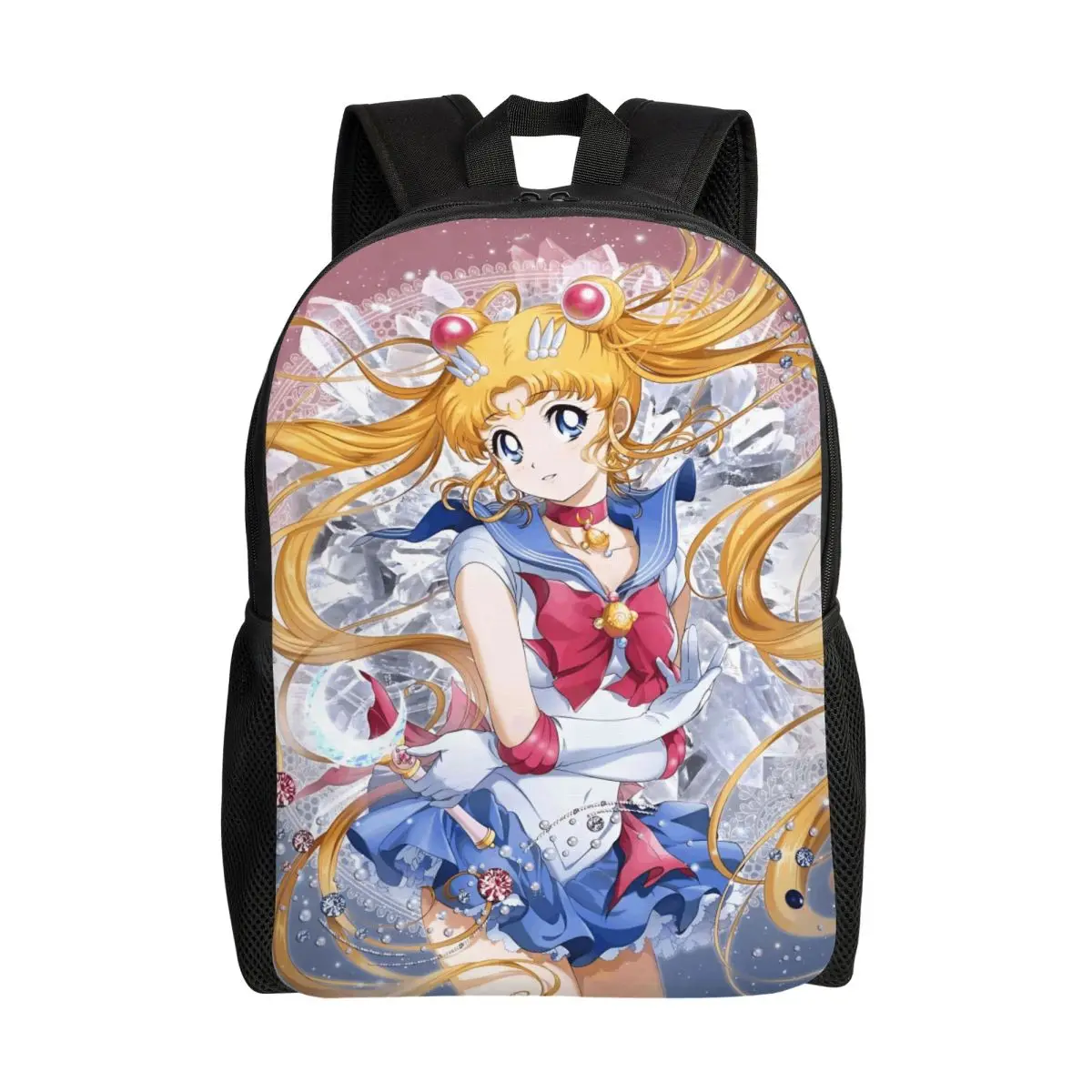 

Рюкзак для ноутбука Japanese Sailors Shojo для женщин и мужчин, повседневная сумка для книг для школьников, аниме, лунные сумки