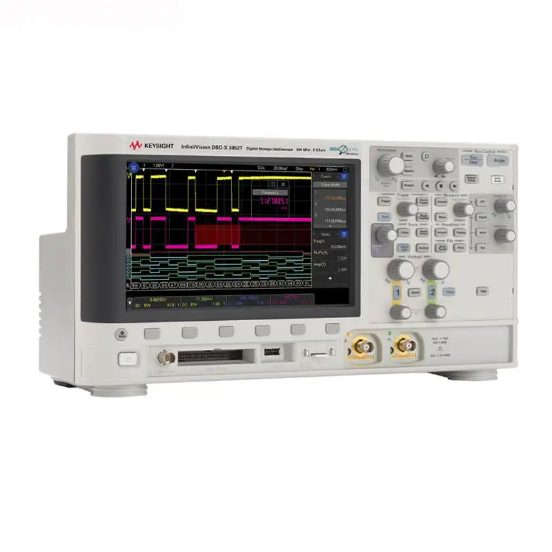 Keysight Bandwidth 500MHz 2 analog channels 4 Mpts memory DSOX3052T oscilloscope