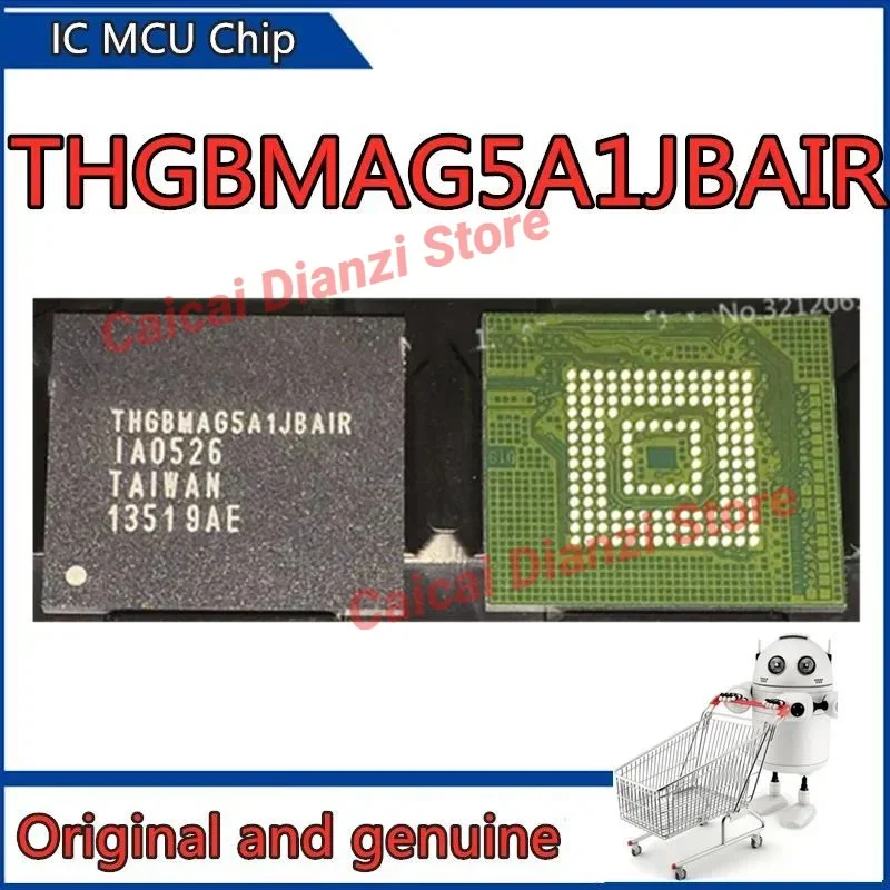 10-1PCS THGBMAG5A1JBAIR 4GB EMMC BGA THGBMAG5A1JBA1R 100% New Original