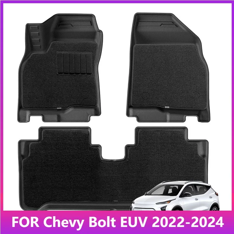 

TPE 3D Car Floor Mats Cargo Liner Trunk Pad for Chevrolet Chevy Bolt EUV 2022 2023 2024 Left Hand Drive