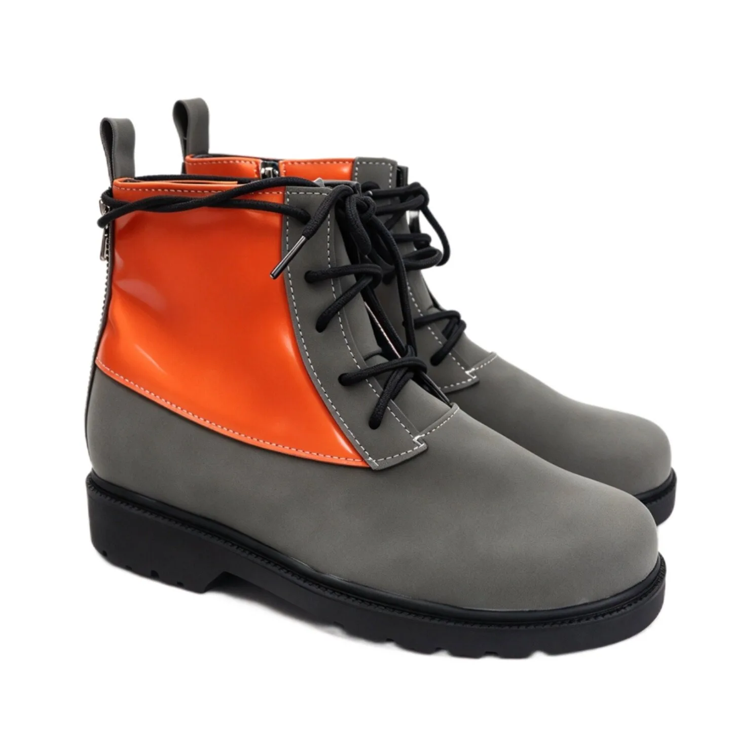 PJSK Akito Cosplay Shoes Game Cosplay Props Halloween Carnival Boots PU Leather Shoes Big Size Custom Made