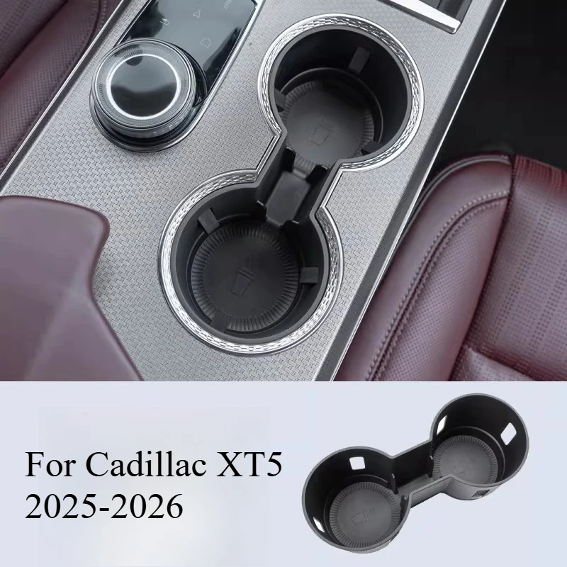 

For Cadillac XT5/XT6/XT4/CT4/CT5 Central Control Water Cup Limiter Beverage Holder Base Cover Storage Slot Pad Accessories