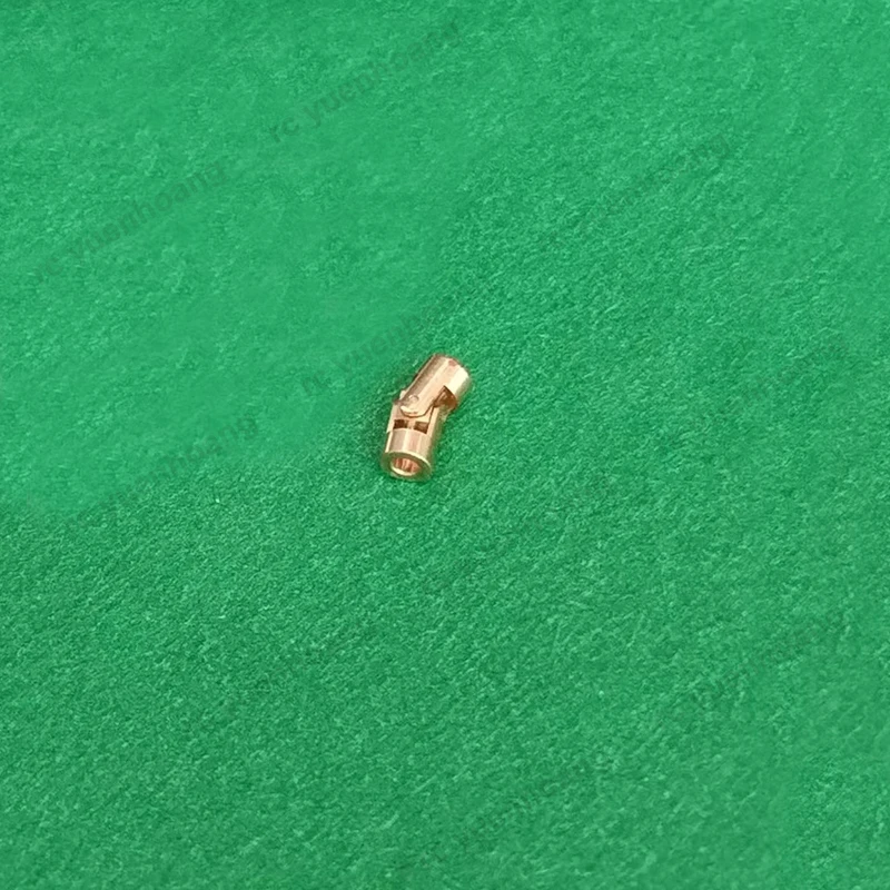 1Set Mini Universal Joint OD 2mm/1.5mm Brass Coupling Shaft/Through Hole Connector for 1/64 1/72 1/87 Static-to-Dynamic Coupling