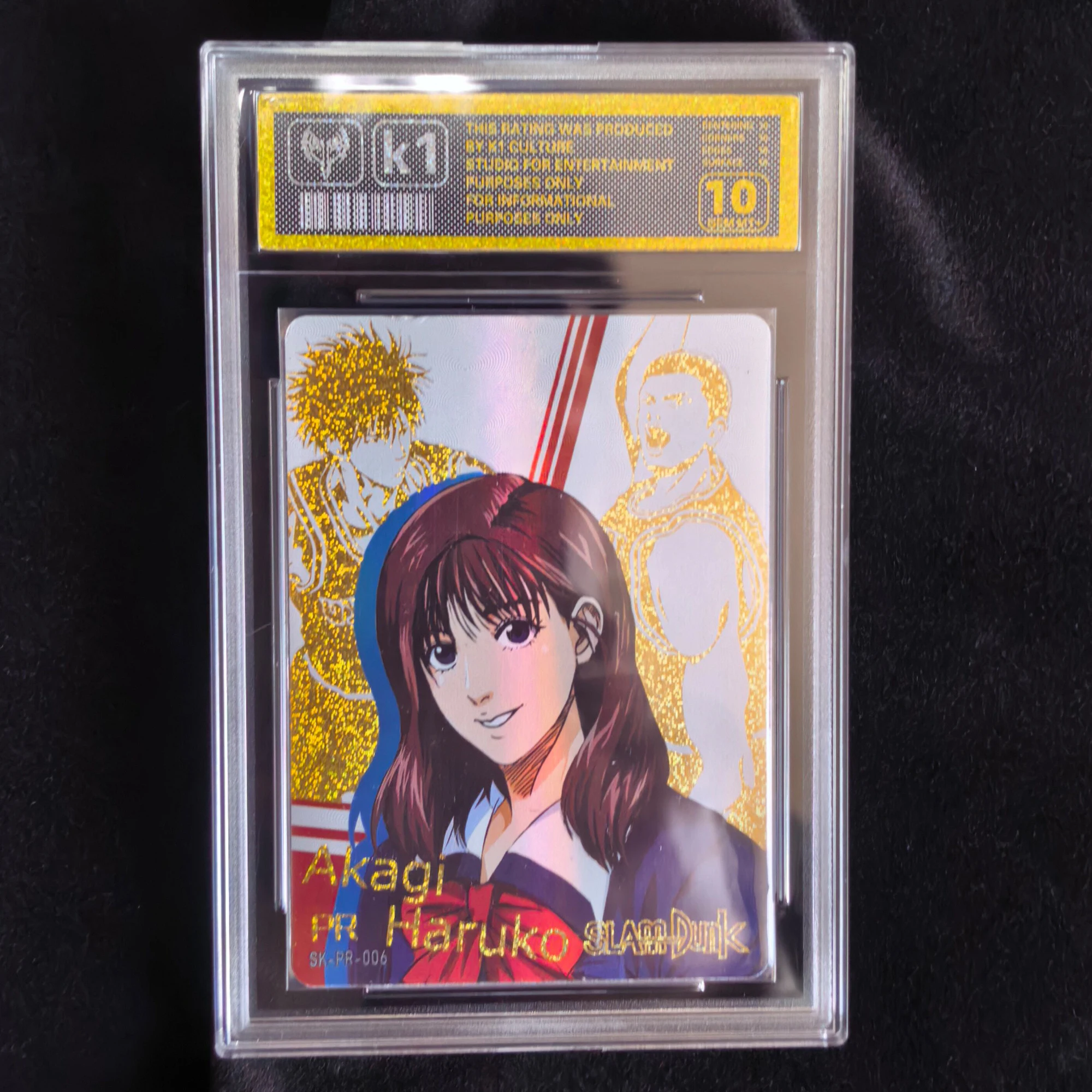 

Diy Self Made Cartoon Haruko Akagi Ssr Collection Card Akagi Takenori Collection Card Acrylic Stuck Brick Gift Toys