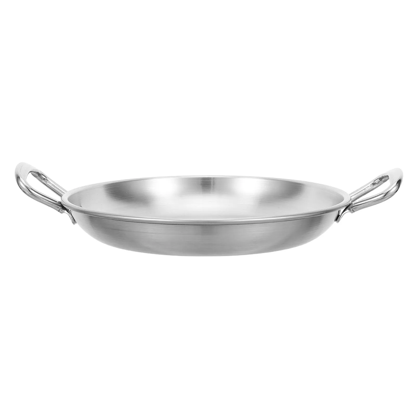 High Grade Stainless Steel Food Serving Plate Smooth Bright Surface Easy Clean Multipurpose Tray for Snacks Fruits Steak