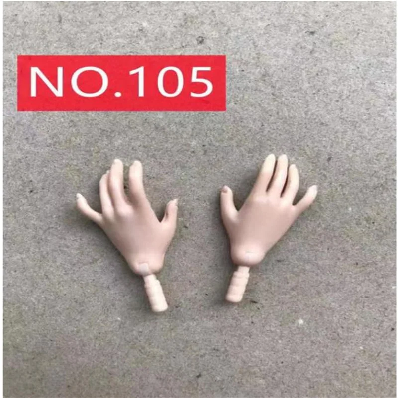 Original Yoga Doll Body Replacement Hands Feet Multi Colors Different Gestures 1/6 Doll Repair Accessories DIY Doll Parts