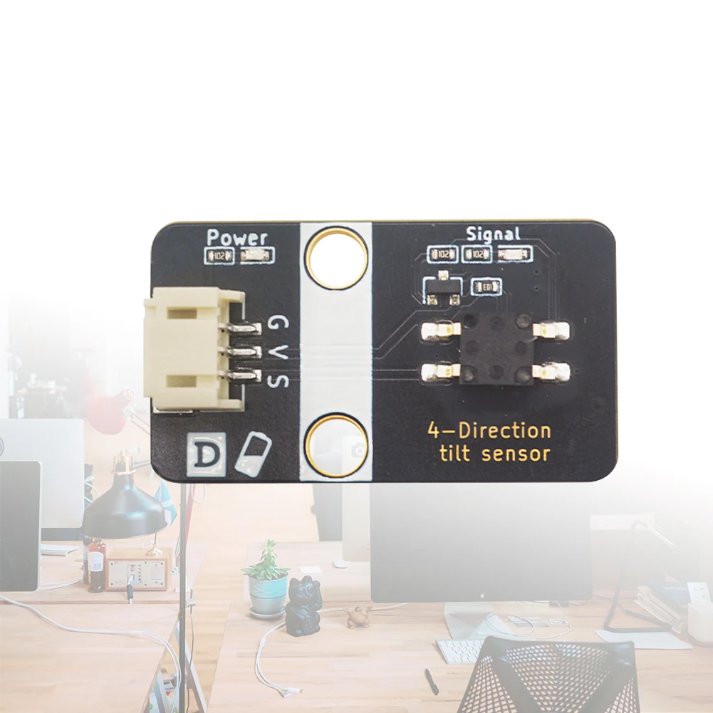 Four Way Tilt Sensor Module Tilt Switch Module Angle Sensor PH2.0 Anti Reverse Connection Compatible with Lego