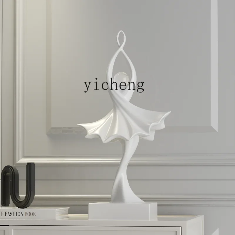 b11-7.1  Abstract Figure Sculpture Modern Living Room TV Cabinet Entrance Humanoid Art Decorative Ornament