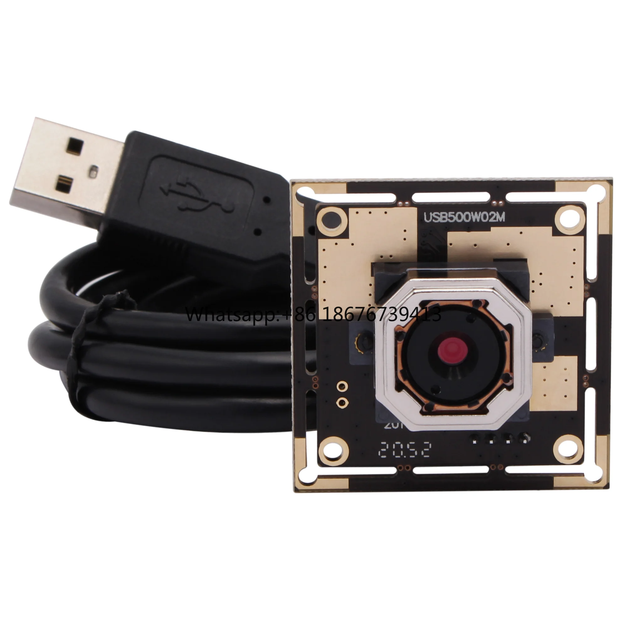 OV5640 Auto Focus Industrial USB Cameras HD 5MP USB2.0 Camera Module with 60 Degree Lens for QR Code Medical Device Scanner