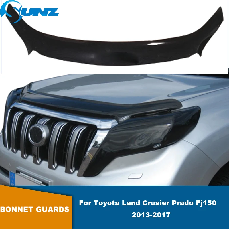 

Bonnet Guards Protector For Toyota Land Cruiser Prado Fj150 2013 2014 2015 2016 2017 Car Hood Scoop Guard Front Bug Shield