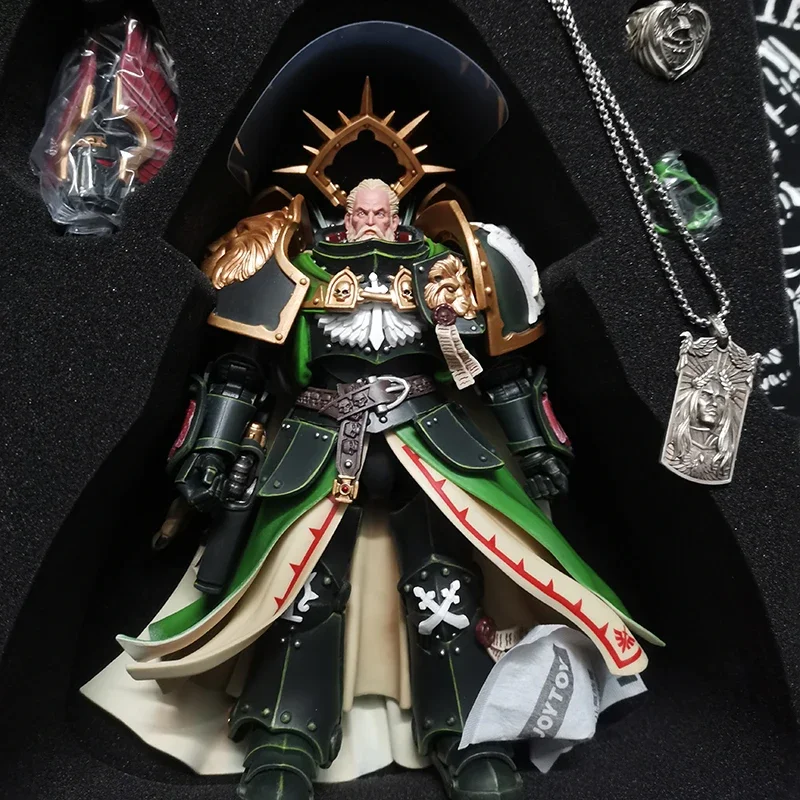 JOYTOY 1/18 Warhammer 40K Action Figure Dark Angels Primarch Lion El'Jonson Crusading Fleet Movabilityทหารรุ่นของเล่นของขวัญ