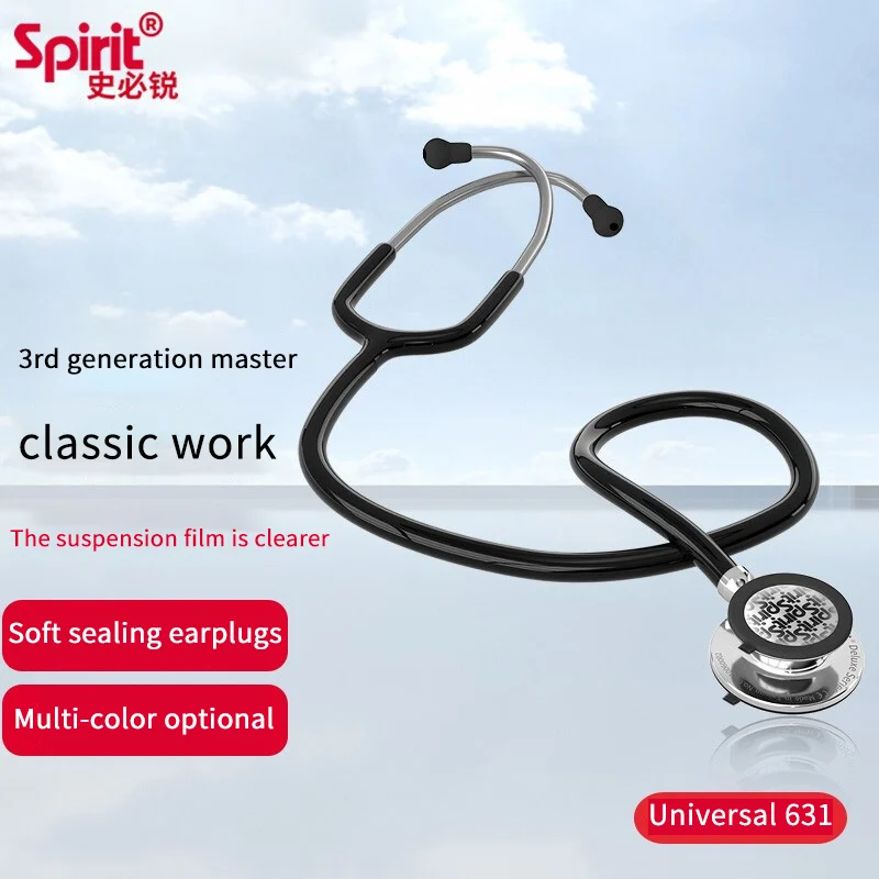 

Spirit 631 Professional Medical Stethoscope Double Head Fetal Heart Stethoscope Cardiology For Doctor Medical Student Health Car