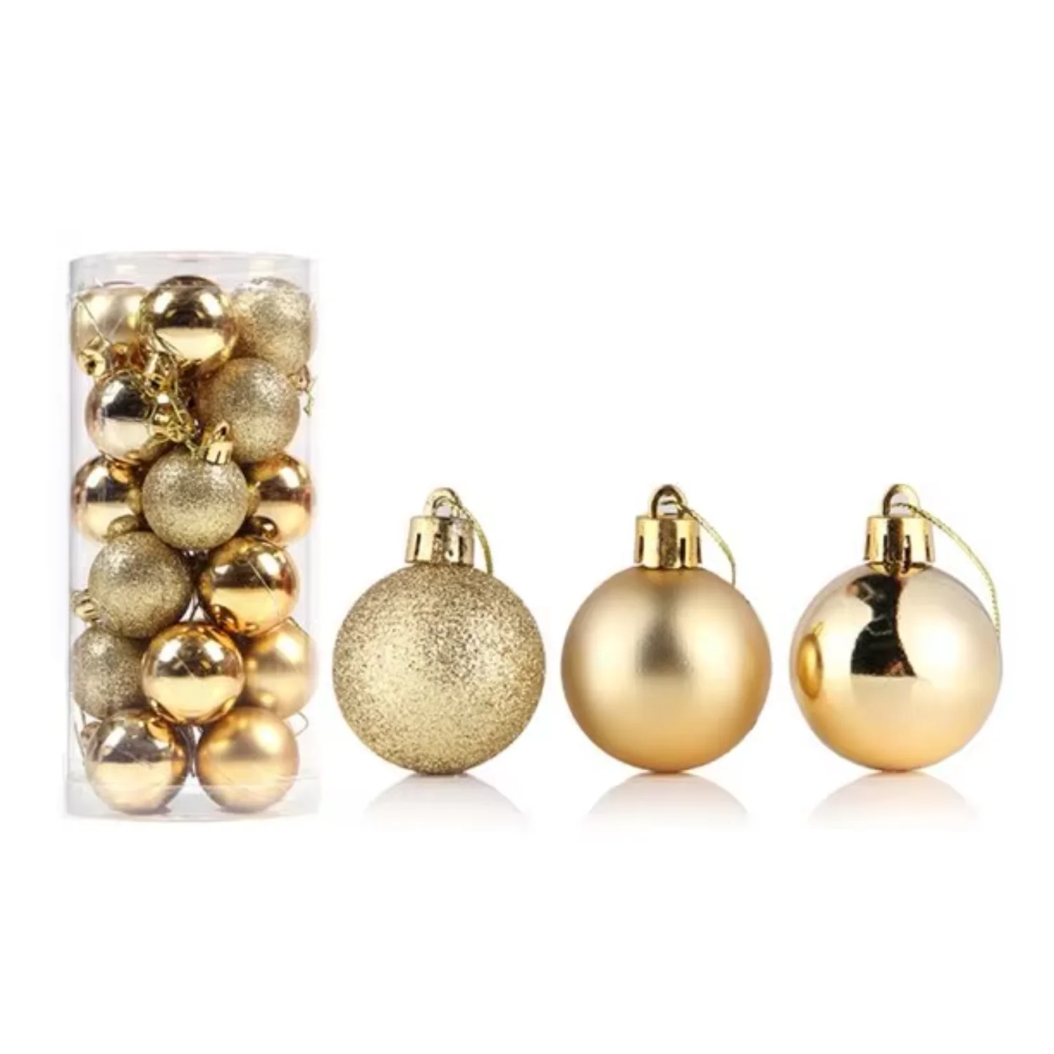 Hot sale Christmas Baubles Balls Xmas Tree Balls   Ornaments 24 Piece Set- ball