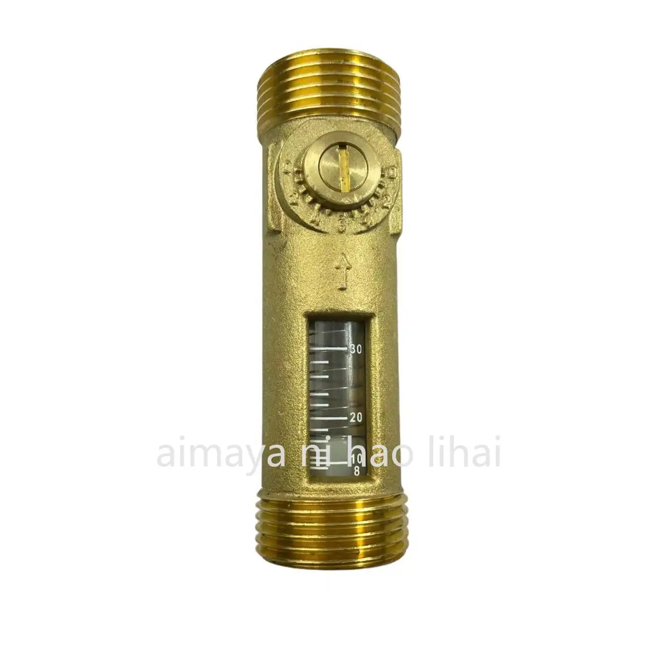 G1' Mechanical Flow Meter Direct Reading 8-30L/min USC-MS10TA Spring Flow Meter Brass Flow Reader Balancing Valve
