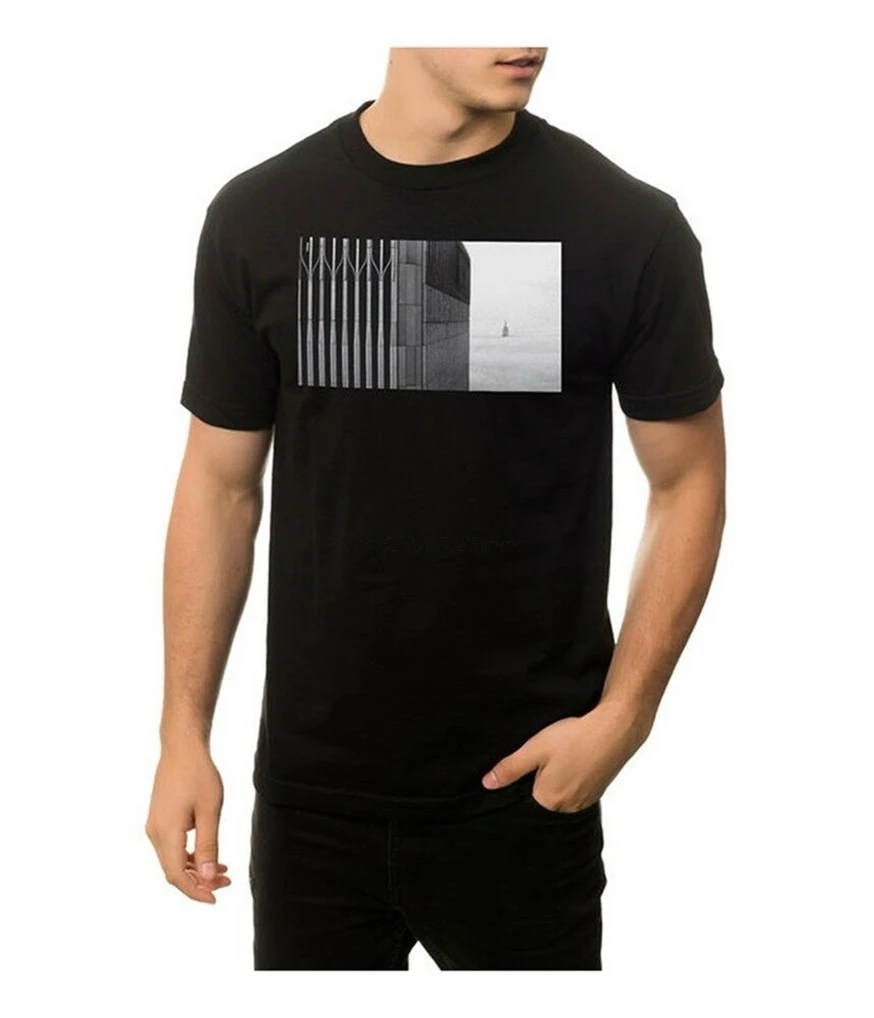 Black Scale Mens The Paradise Nyc Graphic T-Shirt Loose Plus Size? Tee Shirt