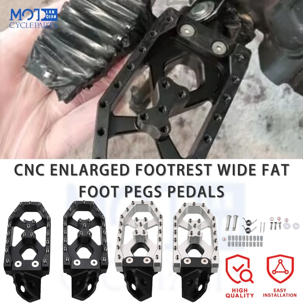 

NEW Motorcycles For Suzuki DR 650 DR650/SE DR650 SE 1996-2023 2022 2021 Enlarged Wide Foot Pegs FootRest Footpegs Rests Pedals