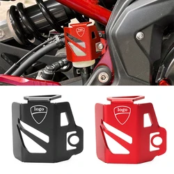 For Ducati Multistrada 950 1000 1100 S 1200 S 1260 MONSTER Rear Brake Pump Fluid Tank Oil Cup Reservoir Guard Cover Accessorie