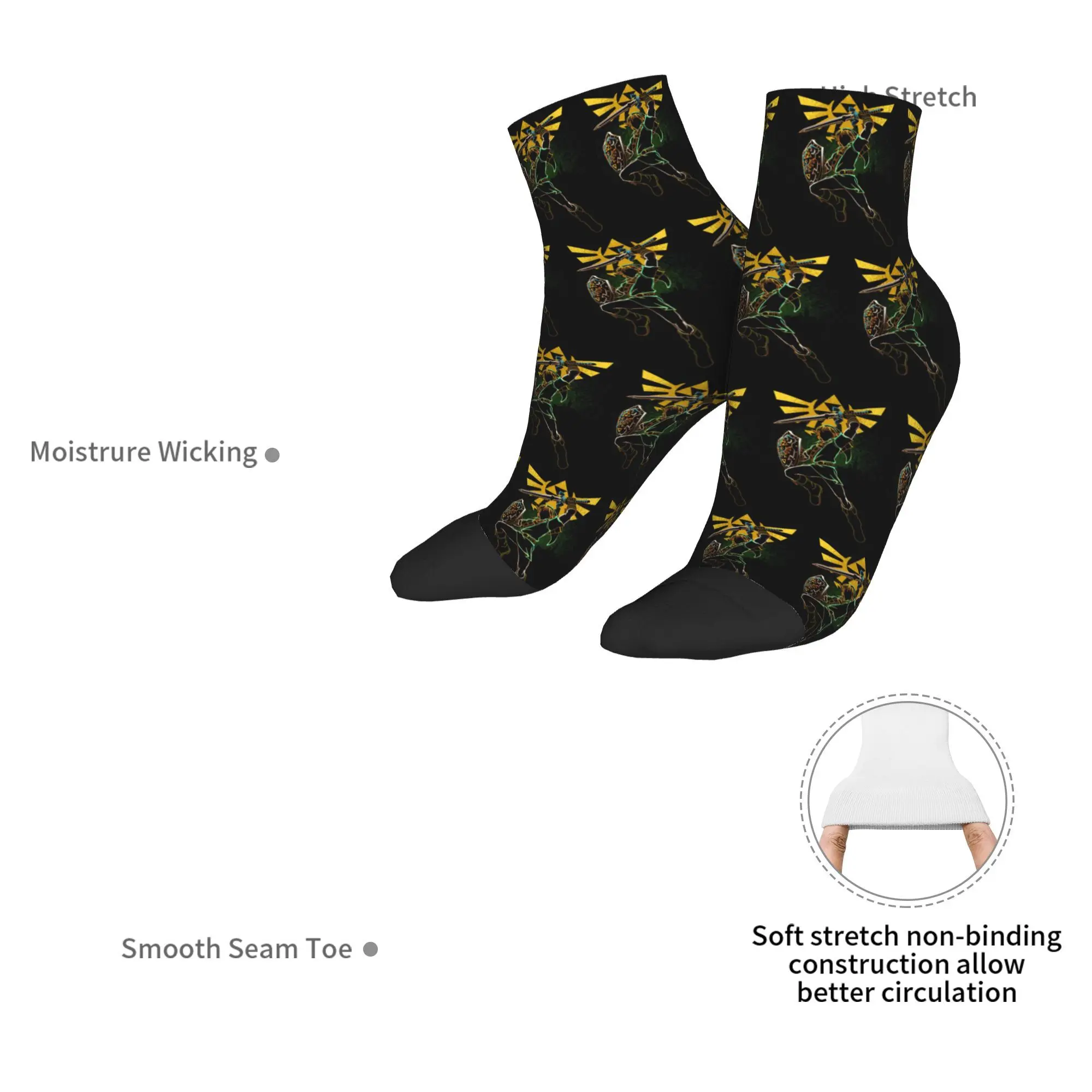 The Legend Of Zeldas Socks Harajuku Super Soft Stockings All Season Socks Accessories for Unisex Birthday Present