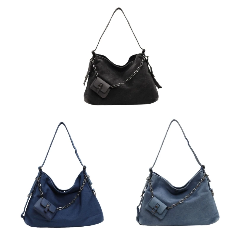 Contemporary Jeans Shoulder Bag Casual Crossbody Bags for Shopping and Travel