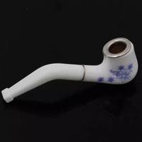 10pcs Handmade Mini Plastic  Pipe Classic Smoking Pipe 60mm Durable Vintage Pipes Accessories