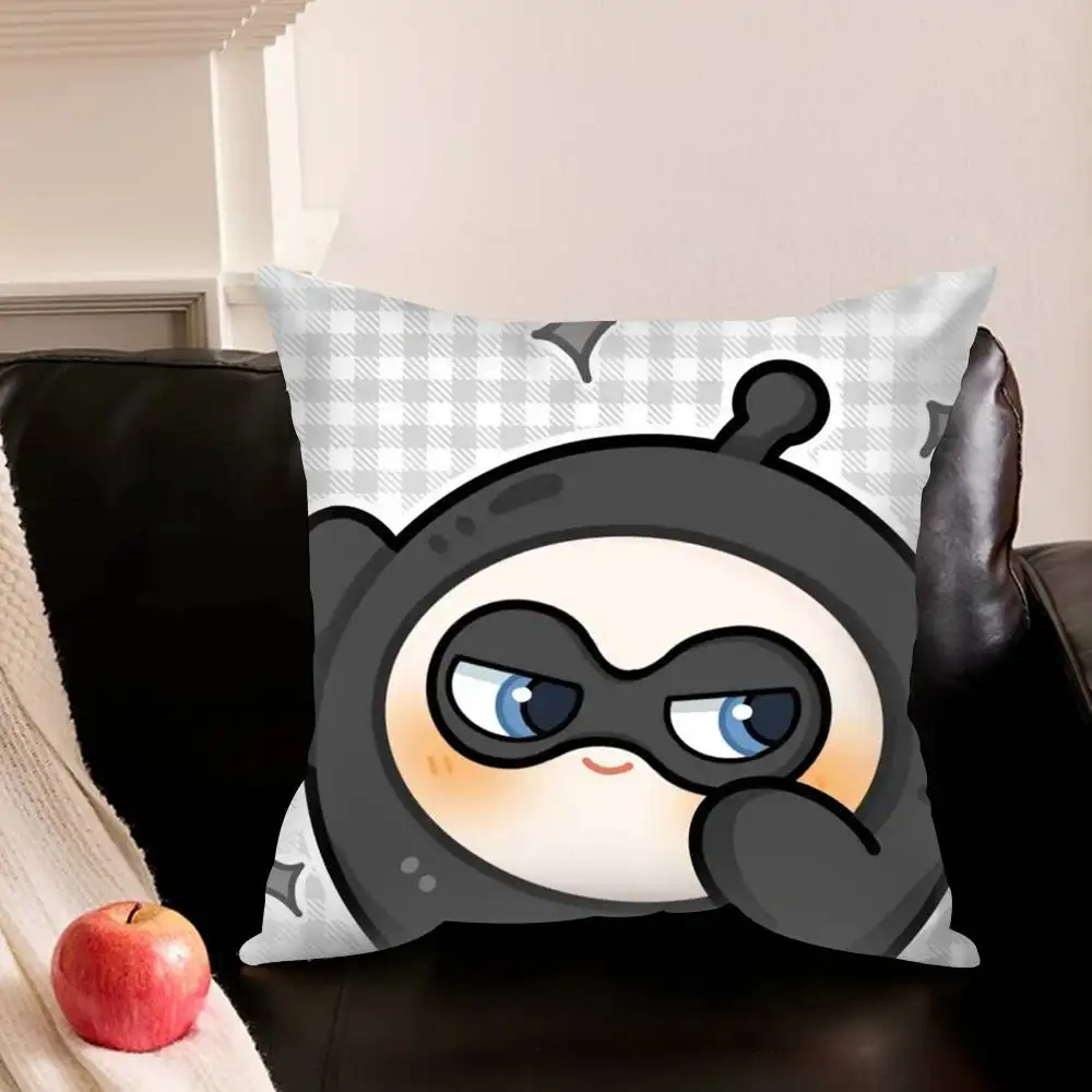 Cute Eggy P-Party-Y Various Sizes Square Pillowcase For Car Home Bedchamber Decor 4