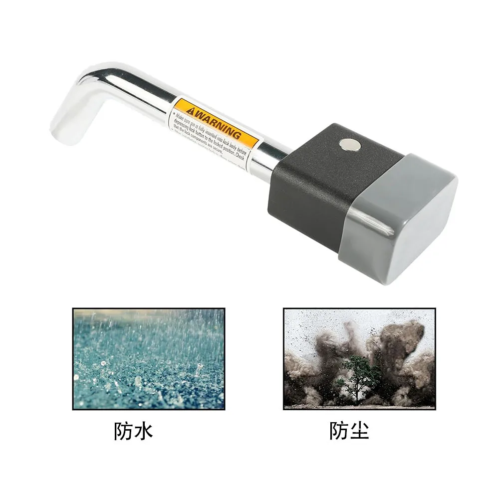 Serratura per rimorchio di sicurezza Serratura per auto a testa quadrata Parti modificate Serratura per rimorchio in ferro di sicurezza