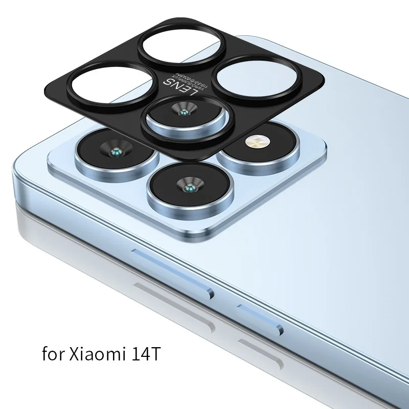 

for Xiaomi 14T Pro Camera Bezel Anti Scratch Metal Frame Cover Hollow Film Super Slim Lens Protector Cap Sticker
