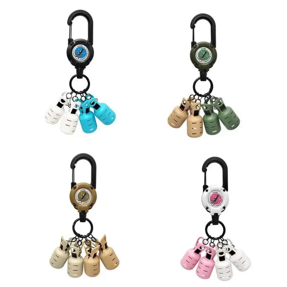 Couvercle de crochet Egi en forme de réservoir, boucle de protection rétractable, gabarit de calmar, protecteur d'appât coloré, Kit de protection d'appât 4 pièces/ensemble, 4 pièces/ensemble