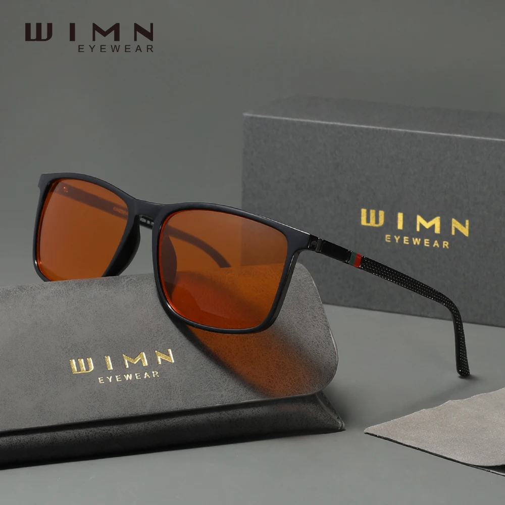 

WIMN Blue Light Blocking Glasses Ultralight Men/Women Phone Computer Eyewear Rectangle Anti-Blue