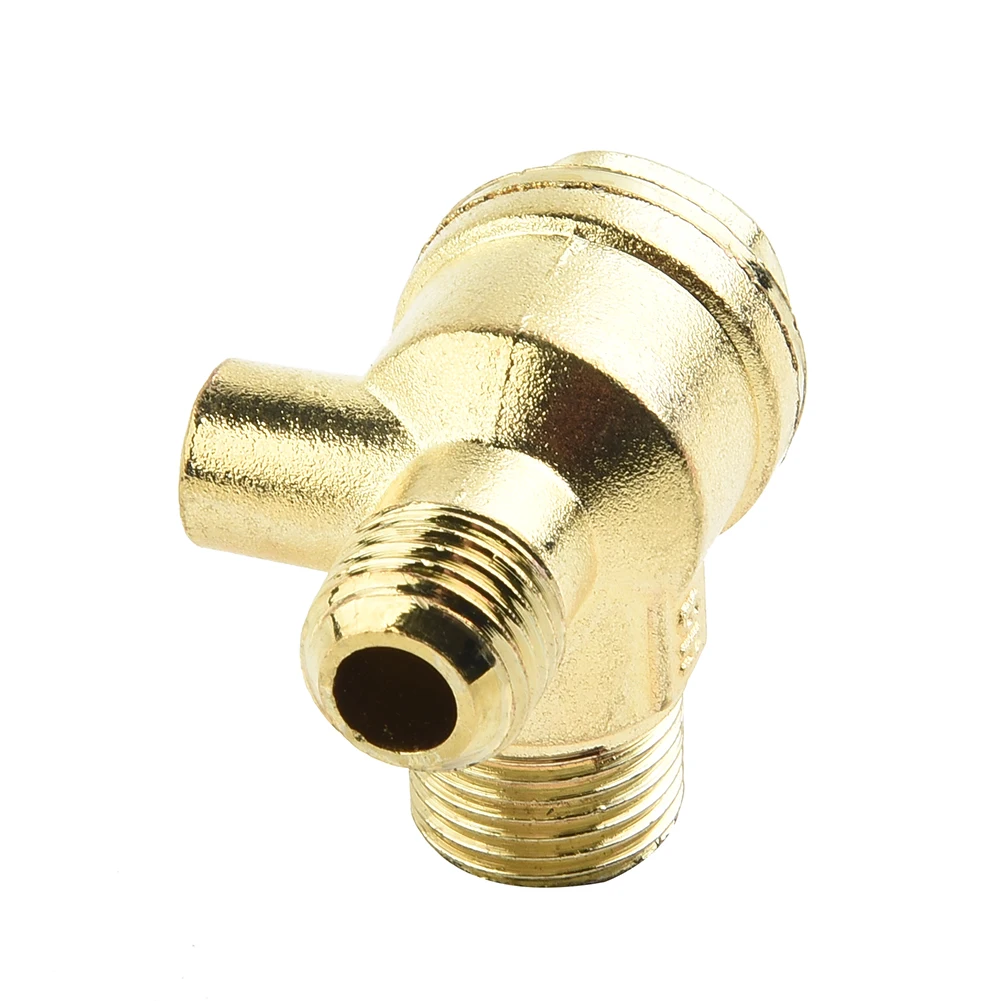 3 Port Check Valve Zinc Alloy Male Thread Tool For Air Compressor Electric Hair Brushes Tools Pneumatic Parts Hose Mangueira