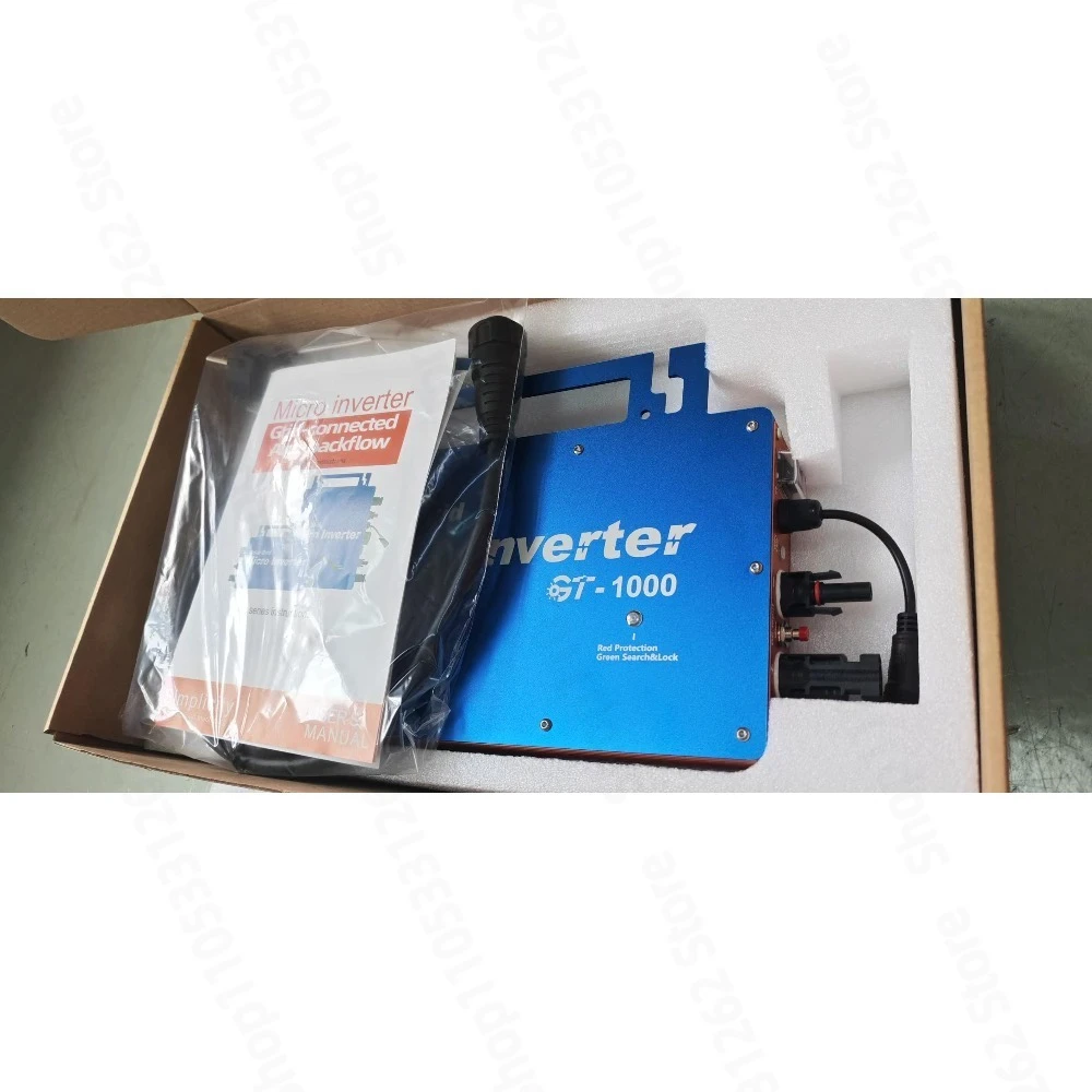 1000W Grid Tie Micro Inverter Anti-Reverse, Smart WiFi Monitoring 36V Battery Ready for Balcony Solar PV