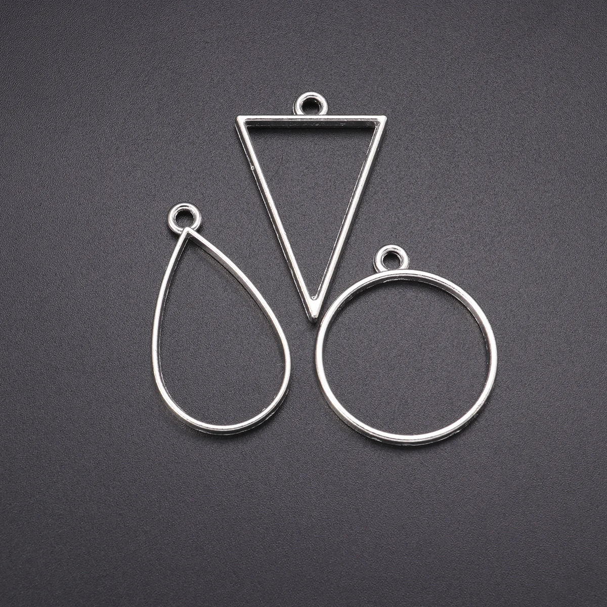 

30 шт., ювелирные подвески, аксессуары для самостоятельного изготовления, набор из сплава, креативные рамки для ожерелья, браслета, серег, брелок, ремесленный декор