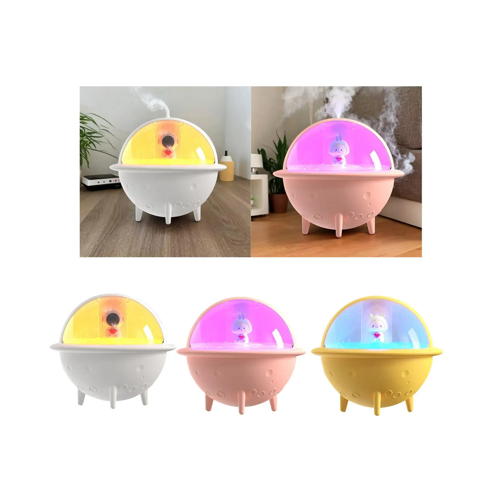 Astronaut Humidifier Silent Mini Humidifier for Office Living Room Car
