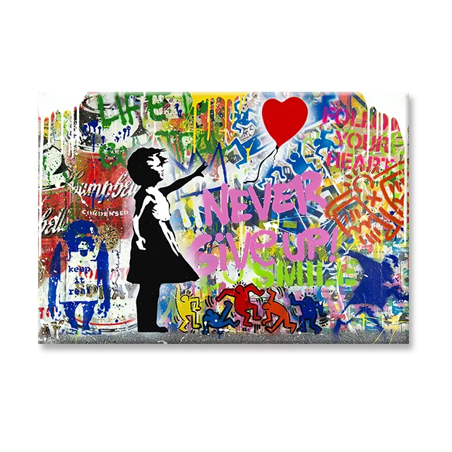 NONE Banksy Street Art Poster Multi-color 8