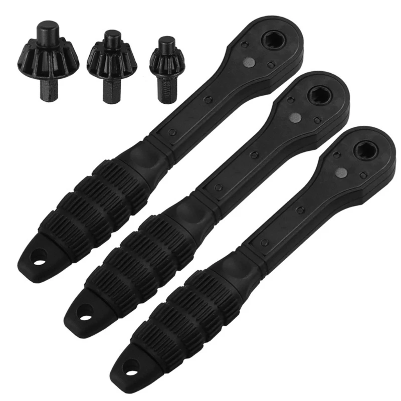 

Electric Drill Special Chuck Key Wrench Labor Saving 2 in 1 Ratchet Quick