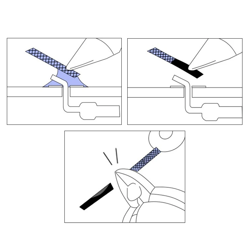 LUOWEI-Linha de Absorção de Estanho para Soldagem a Ponto, Remoção de Ponto PCB Original, Placa-mãe De-soldagem, CP2015