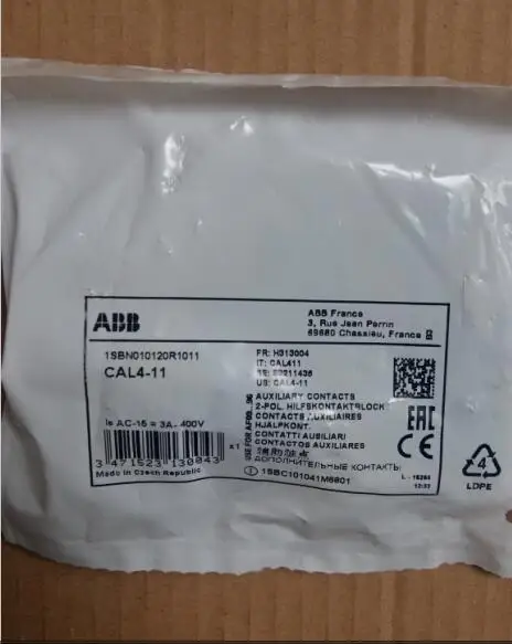 ABB Contactor Detailed Information for: CAL4-11  ID:：1SBN010120R1011