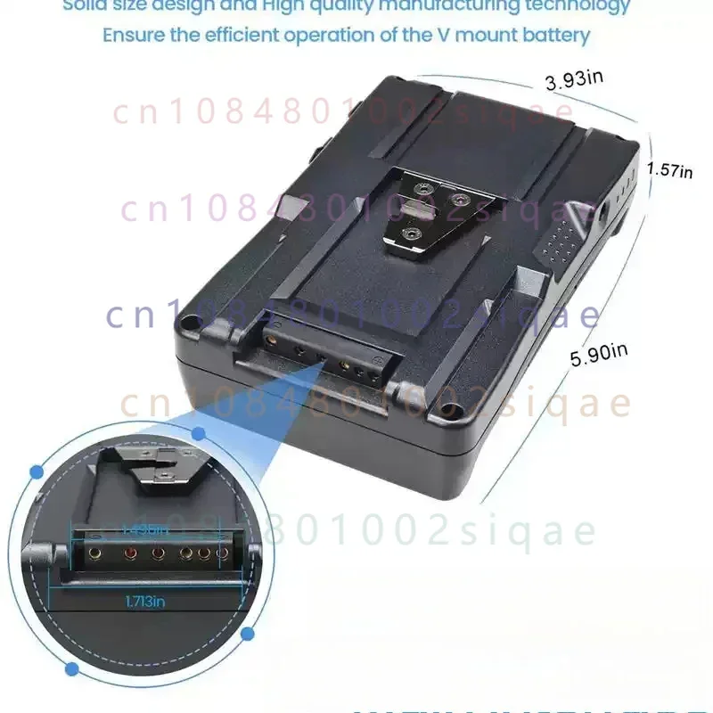 95Wh BP-95 6600mAh V Mount/V-Lock Battery For Sony Video Camera Camcorder Broadcast Video Light Blackmagic Rechargeable Battery