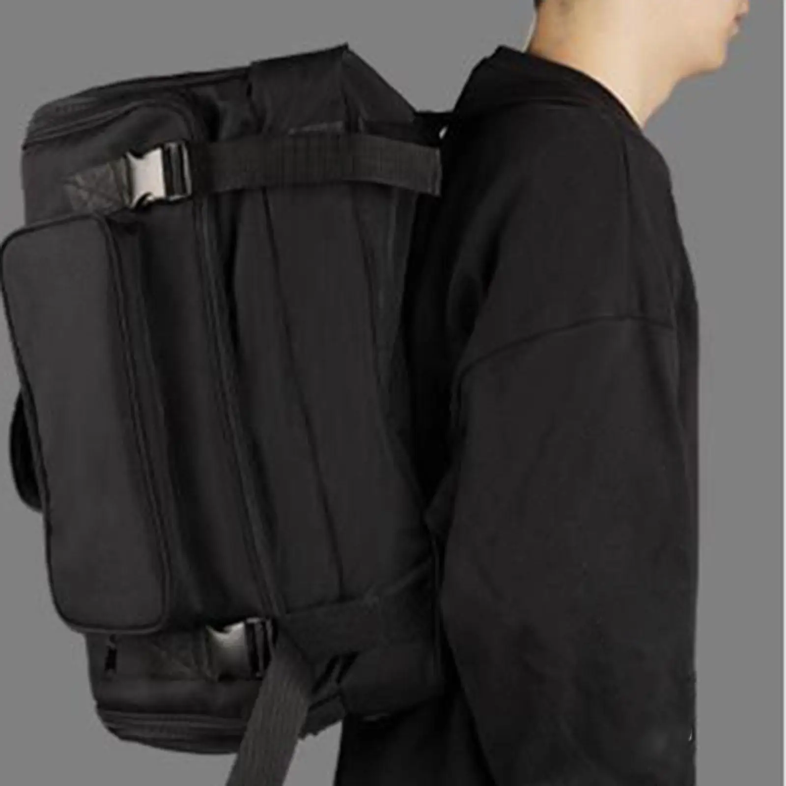 Speaker Carrying Bag Essential Wear Resistant Multifunctional Protable, Smooth Zippers, Storage Case Speaker Tote Backpack