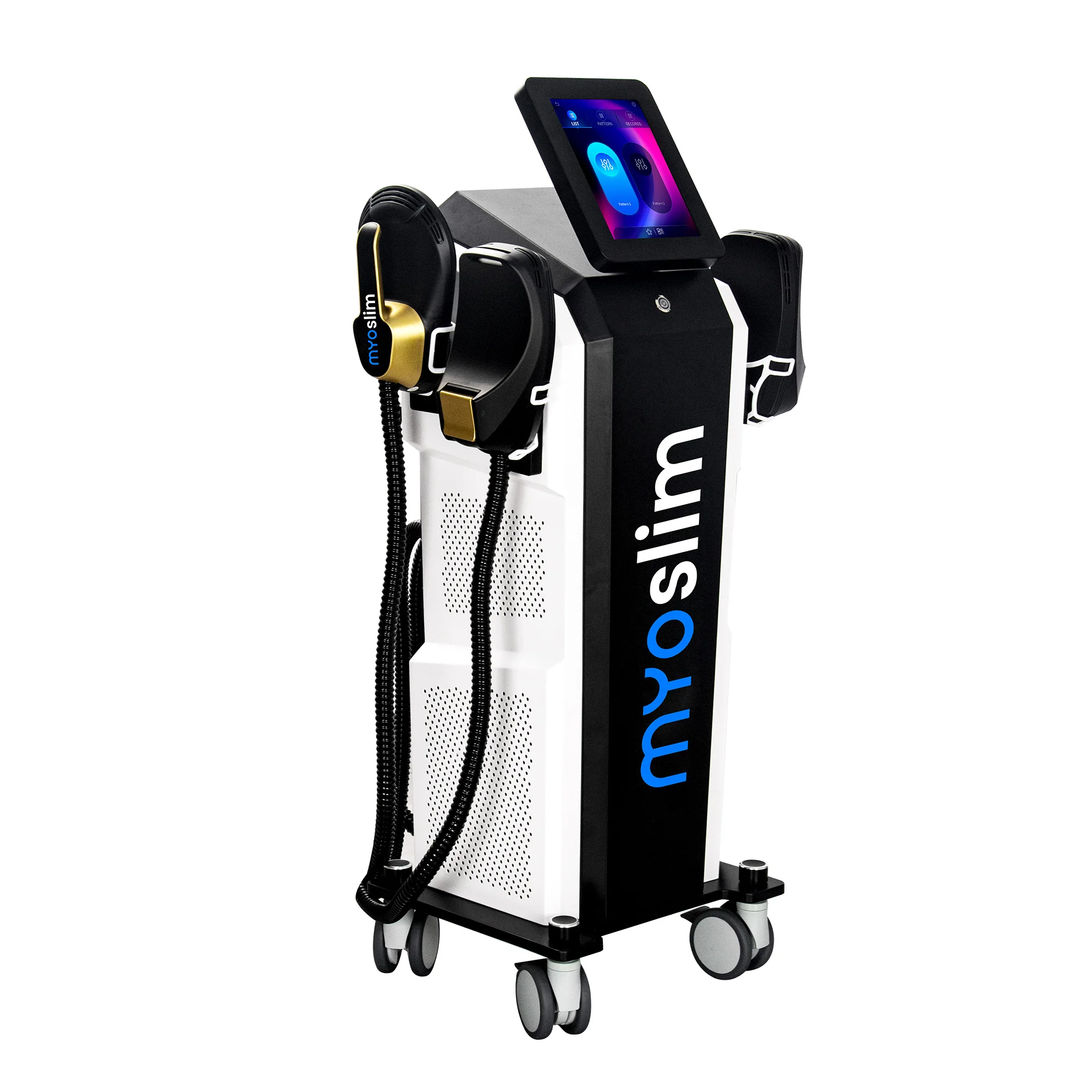 

MOYSlimm EMS RF Body Sculpt Muscle Stimulator Weight Loss Hiemt Body Shaping Machine 4 handle Neo Pelvic Floor Cushion