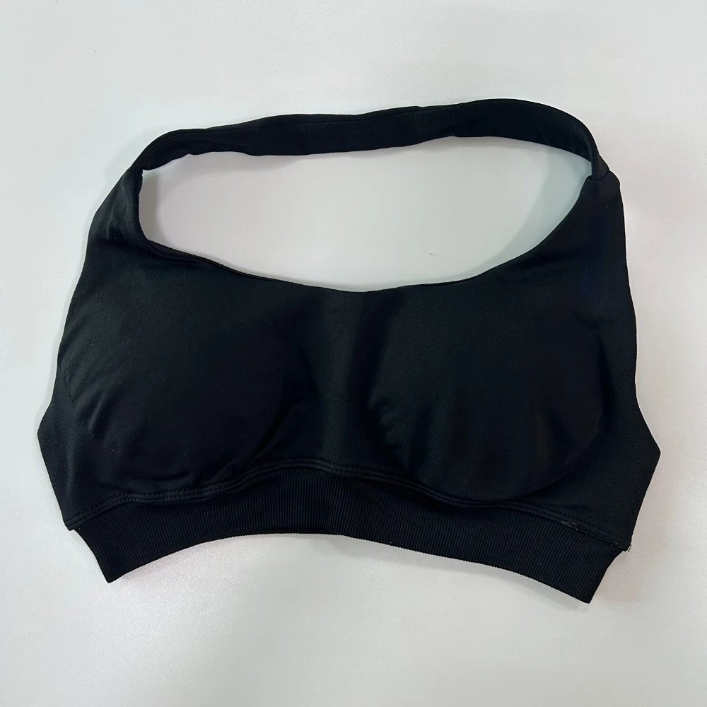 D5,00 ne-Soutien-gorge de sport sans couture pour femme, soutien-gorge rembourré à dos ouvert, haut de yoga, soutien-gorge de fitness, soutien moyen, haut court de gym